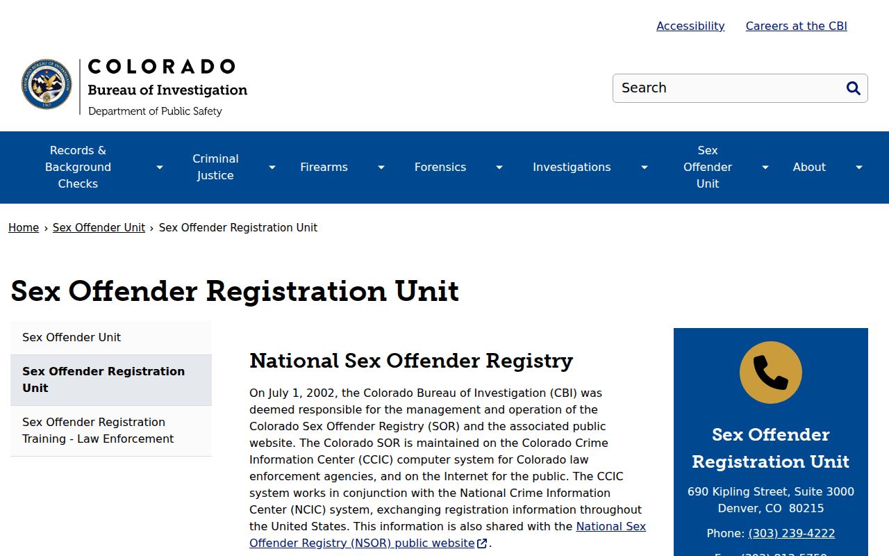 Rio Grande County sex offender check public category rules